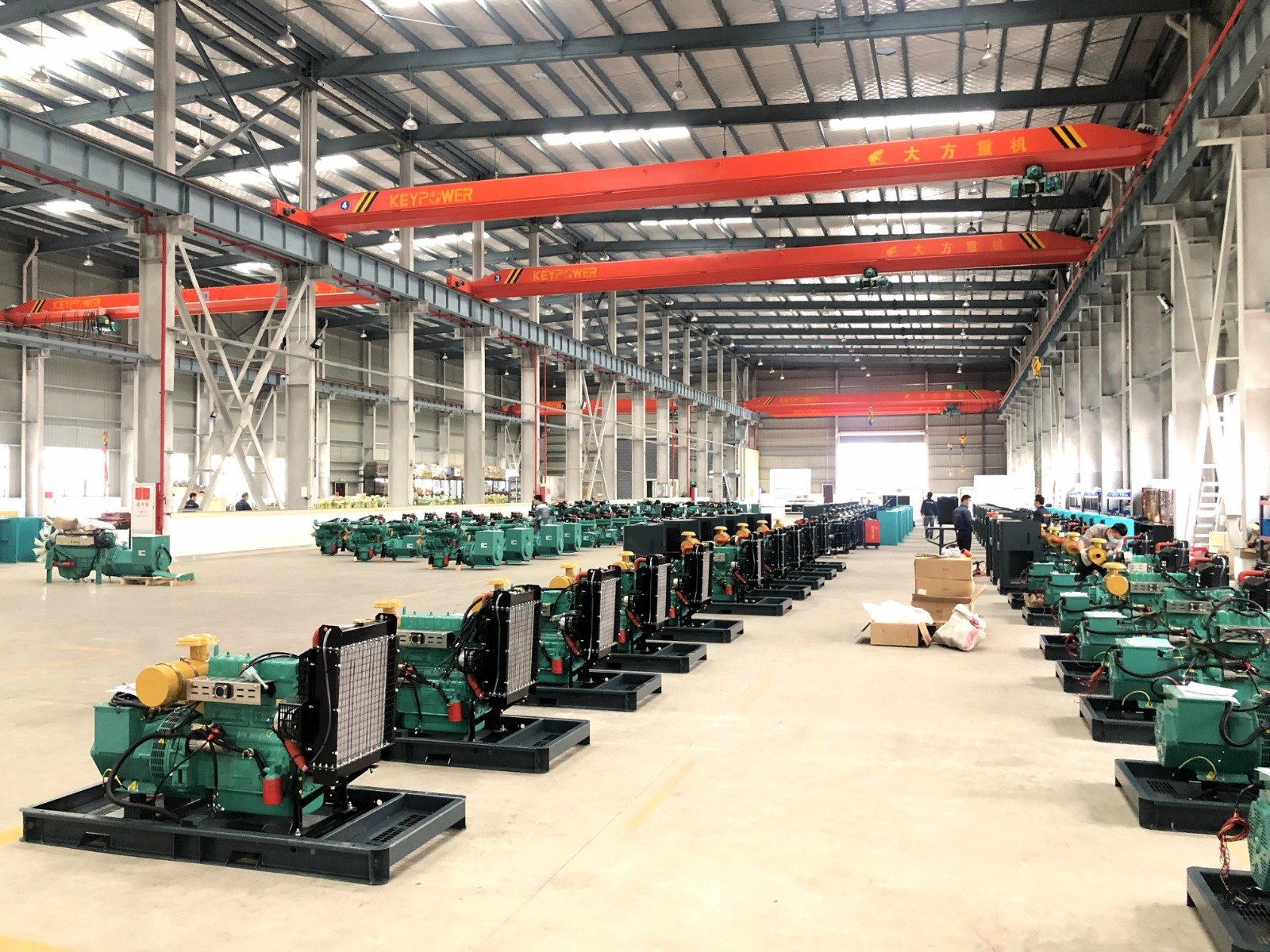Open generator production line